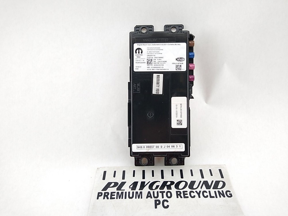 Alfa Romeo Giulia Radio Antenna Telematics Computer Control Module 2017-2024