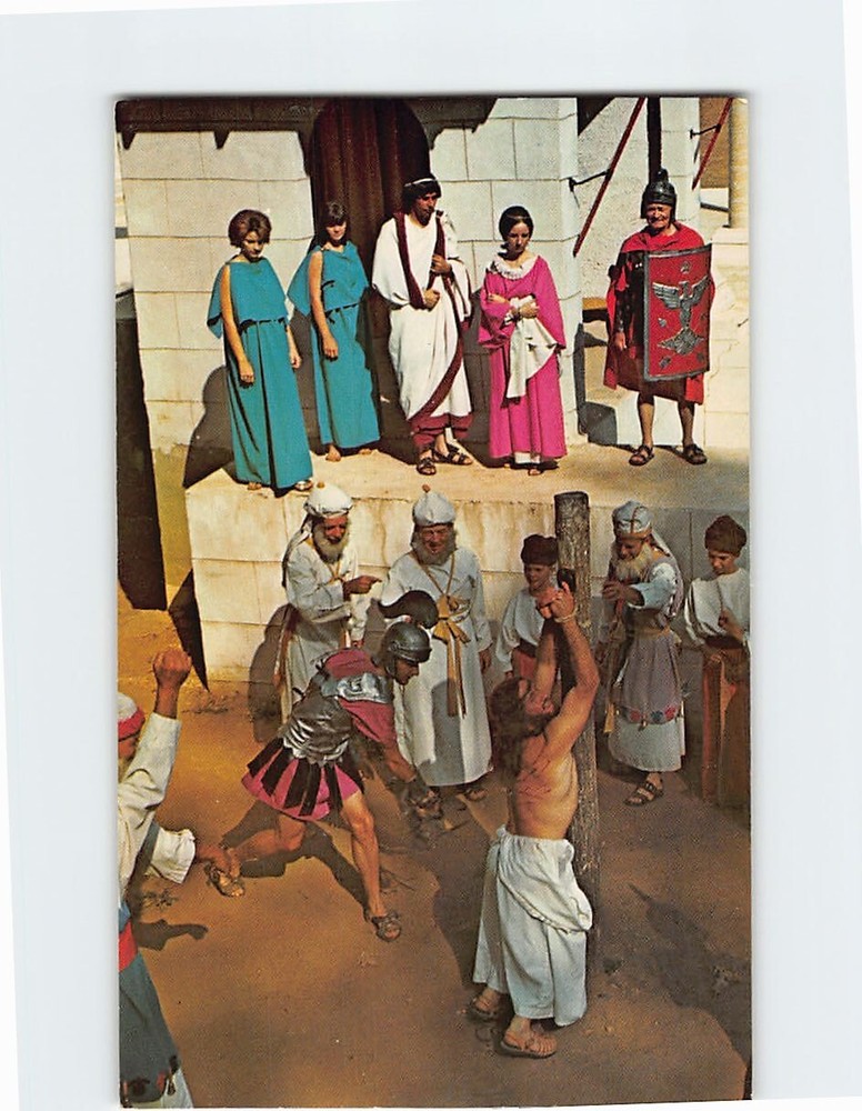 Postcard The Flagging Great Passion Play Eureka Springs Arkansas USA