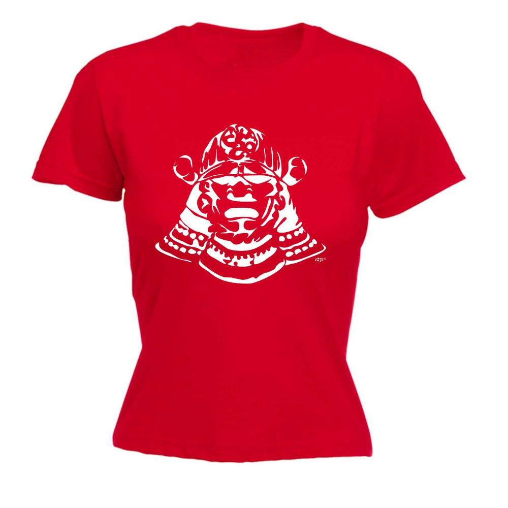 Samura Head - Womens T Shirt Funny T-Shirt Novelty gift tshirt