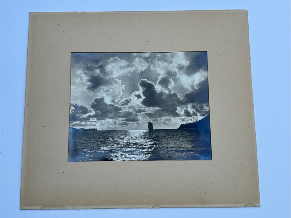 ROVERE SCOTT PHOTOGRAPH ANTIQUE HISTORIC NAUTICAL SHIP BOAT EARLY CALIFORNIA SF