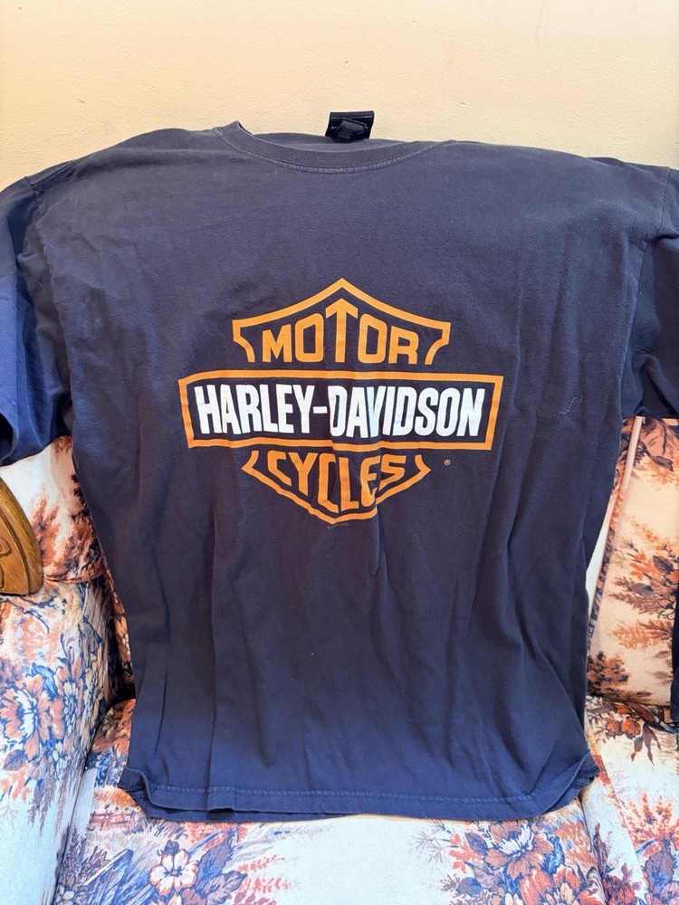 Harley-Davidson Wisconsin T-Shirt Oconomowoc WI Black Biker Motorcycle Tee