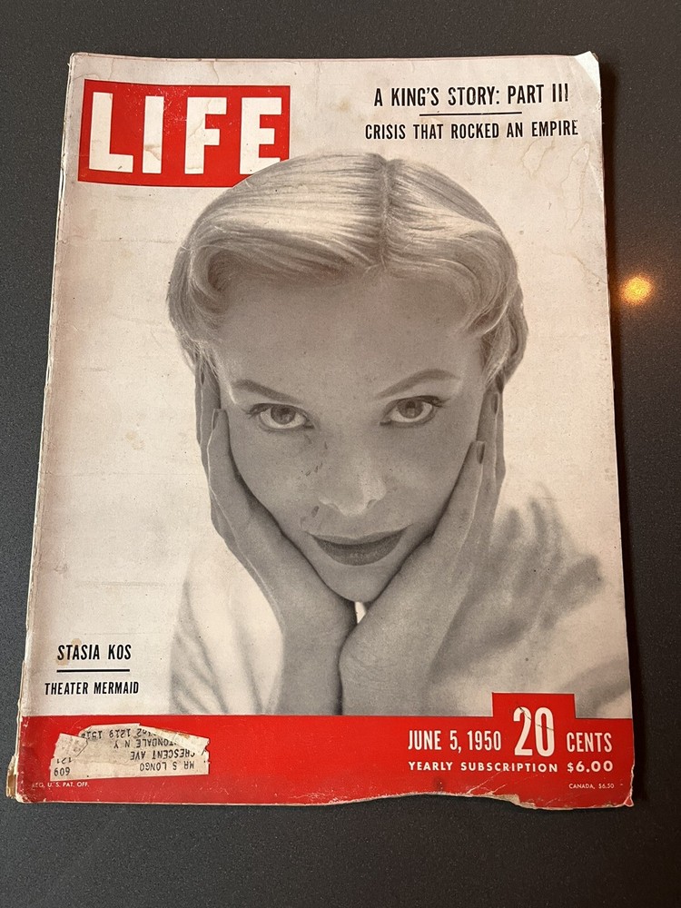 Life Magazine June 5, 1950 Stasia Kos Duke of Windsor Sugar Ray Robinson