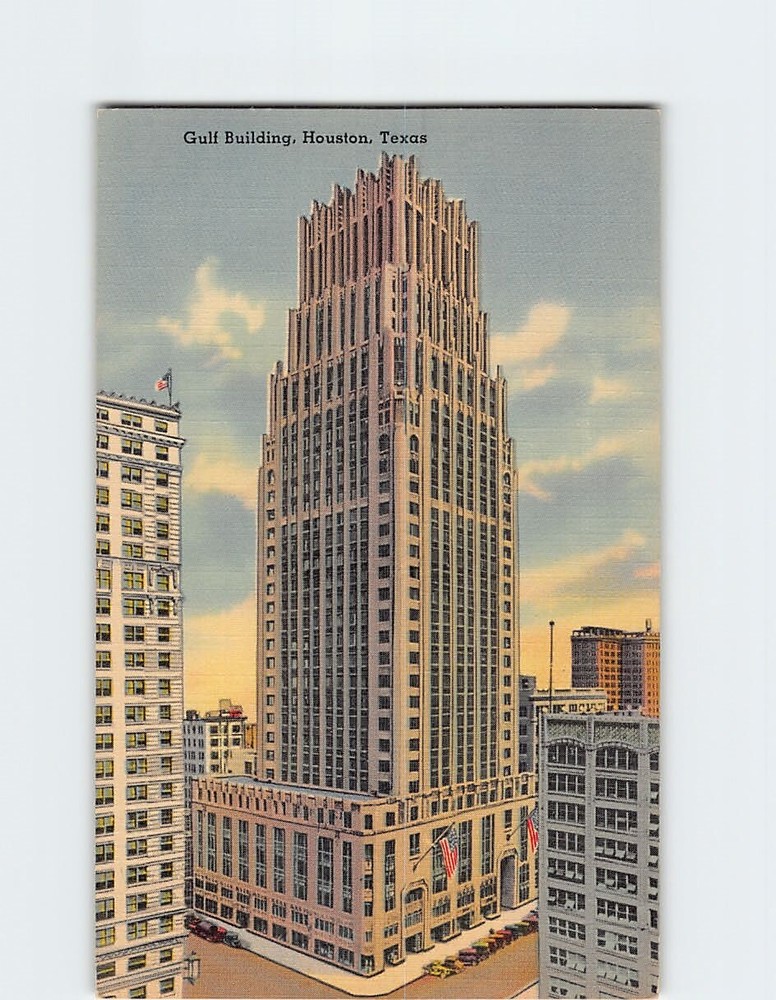 Postcard Gulf Building Houston Texas