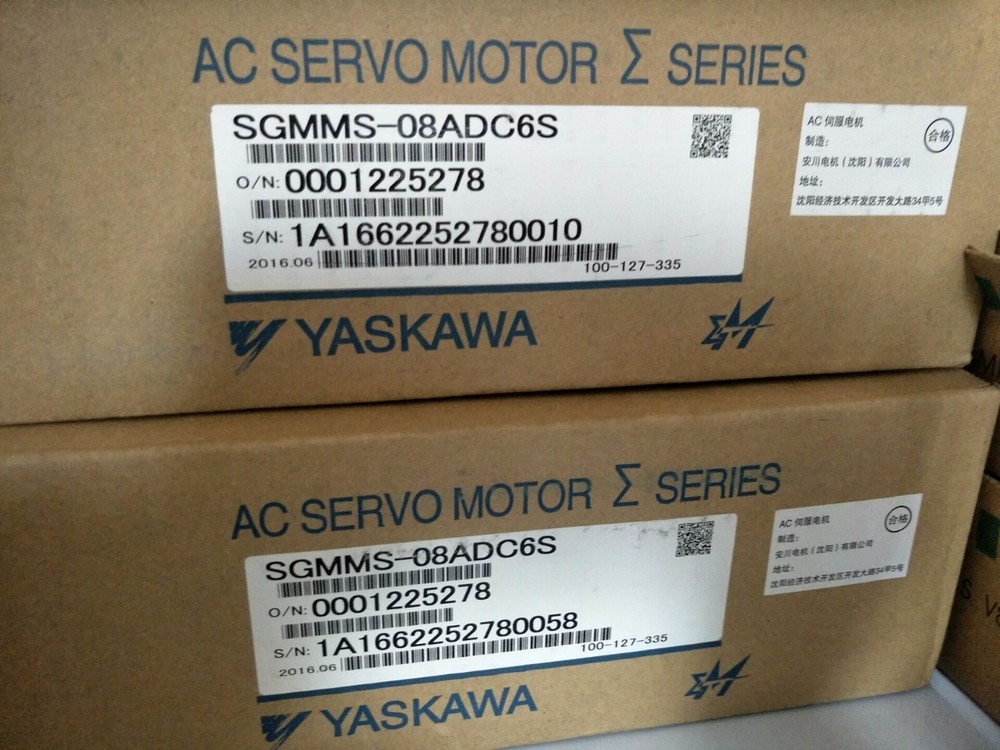 New Yaskawa Ac Servo Motor Sgmms-08Adc6S Sgmms08Adc6S