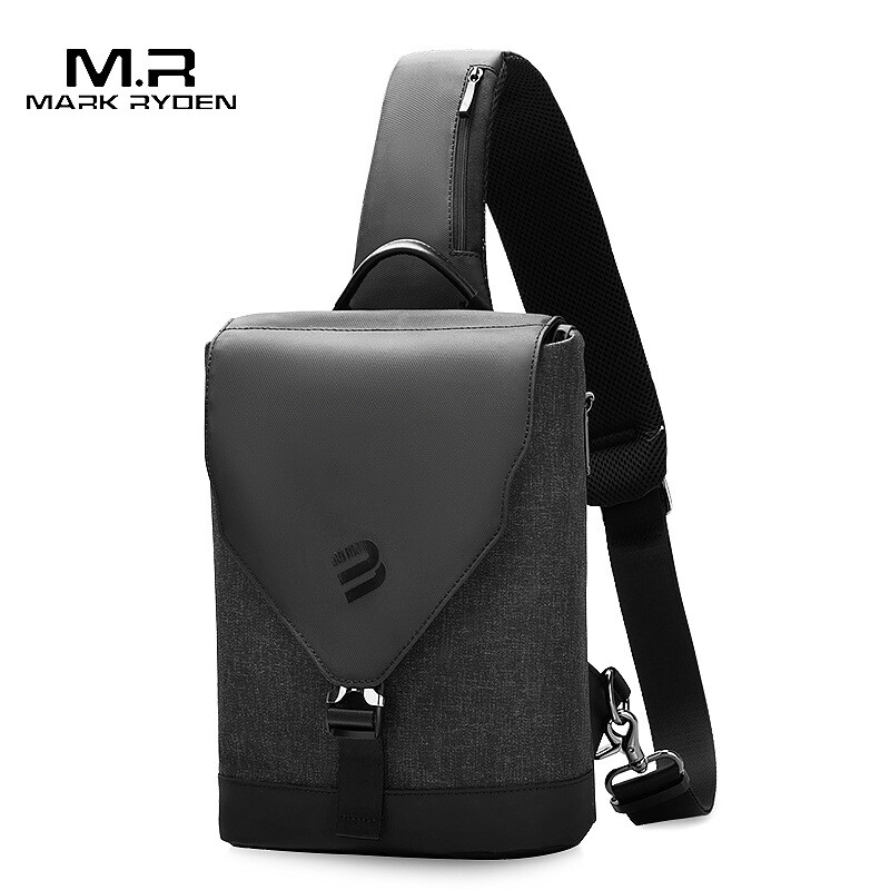 MARK RYDEN Waterproof Casual Travel Chest Sling Business Men Bag Crossbody