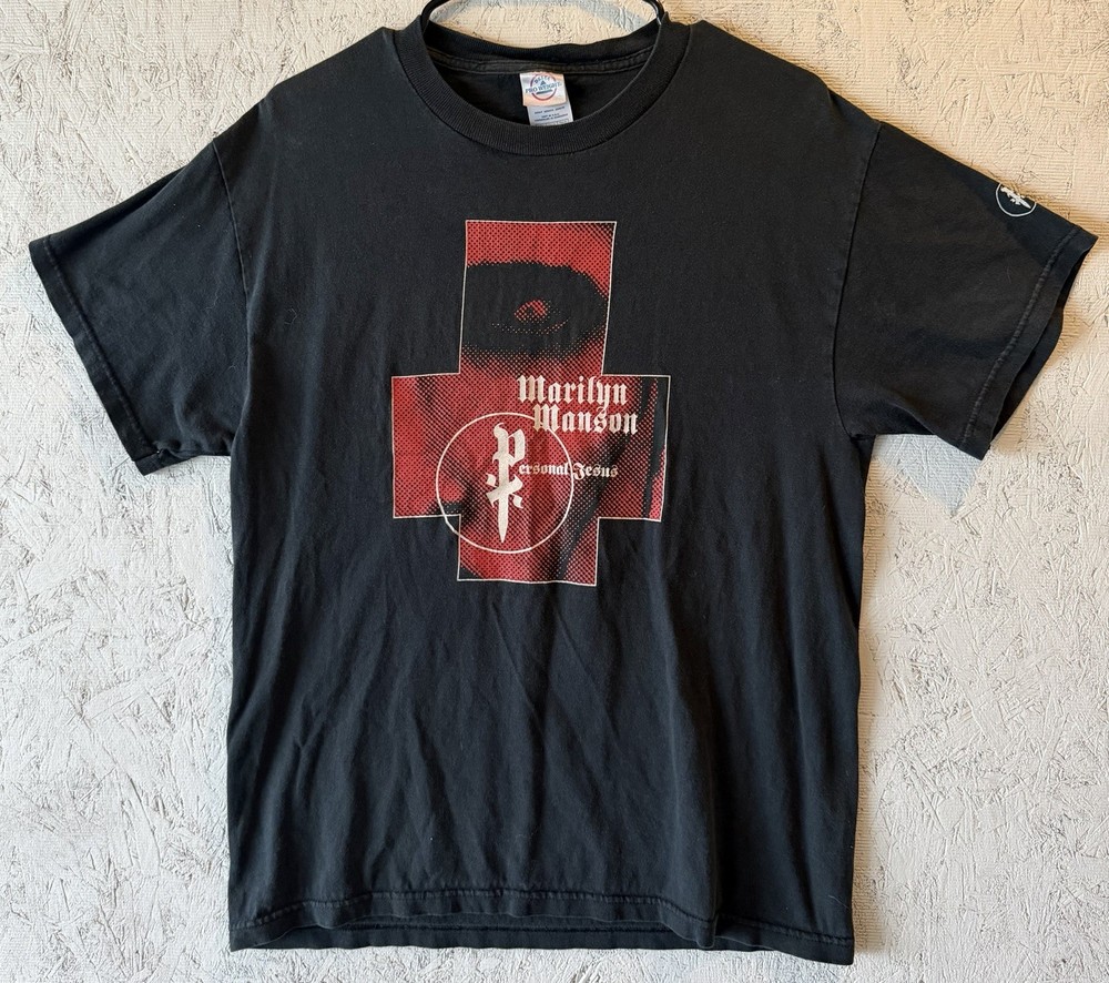 Marilyn Manson Vintage Personal Jesus T-Shirt Size M RARE! Delta Tag USA