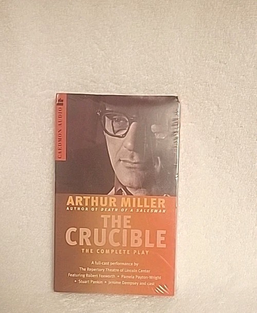 The Crucible by Arthur Miller 2 Cassettes Audio book 1995 0694516066 NEW/SEALED!