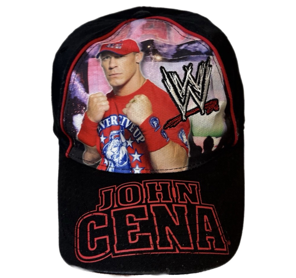 John Cena WWE Wrestling & Acting Superstar Cap Hat SnapBack Photo Logo Kids