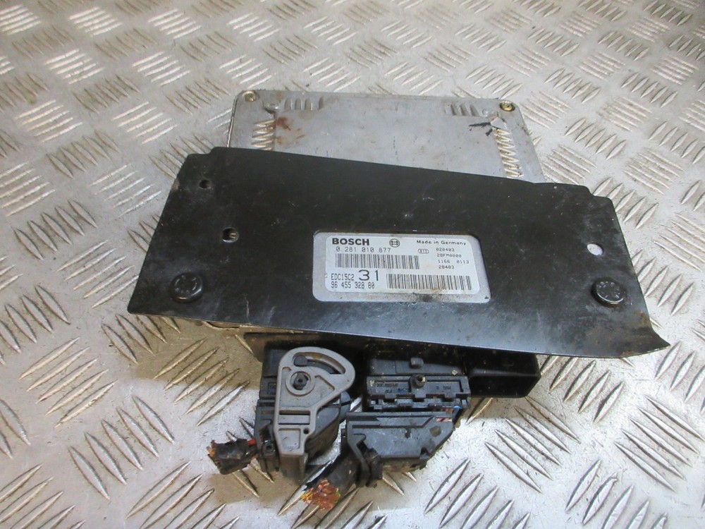 2001 PEUGEOT 406 2.0 HDi ENGINE CONTROL UNIT ECU 0281010877 9645532880