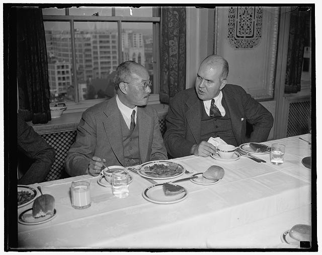 Chinese Ambassador luncheon guest of National Press Club. Washington, D.C.,
