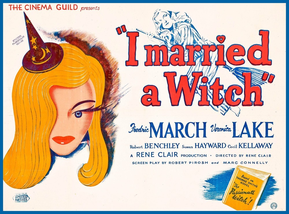 Decoration Poster.Home room art.Interior design.I married a witch movie.7182