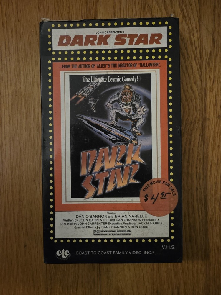 1982 Dark Star VHS John Carpenter