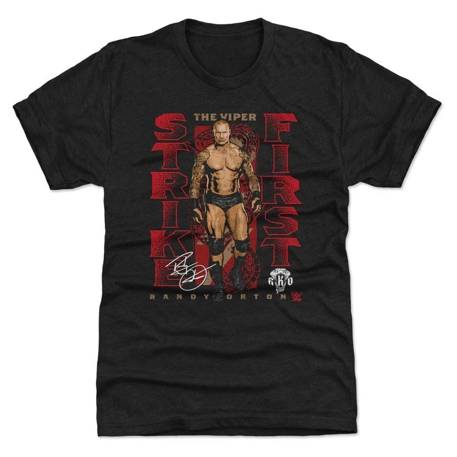 WWE Randy Orton The Viper Strike First Black T Shirt