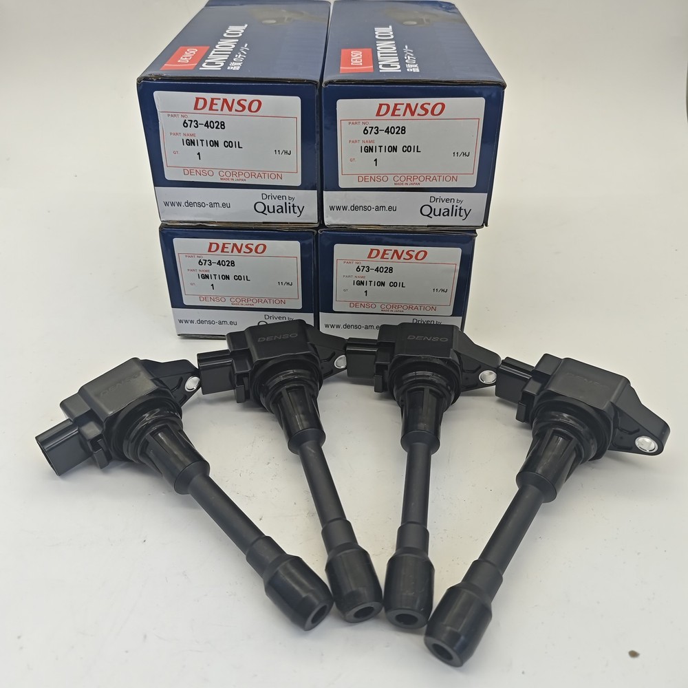 4Pcs DENSO Direct Ignition Coils-Coils 673-4028 For 2007-2020 Nissan INFINITI