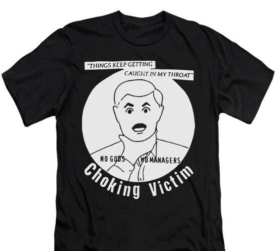 Choking victim T-Shirt Band Merch, Music Band Indie Rock Punk  Gothic Unisex tee