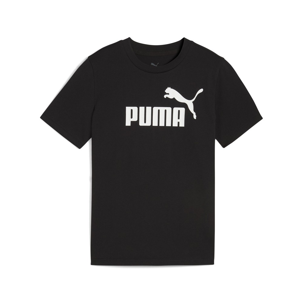 PUMA Essentials Logo Crew Neck Short Sleeve T-Shirt Youth Boys Size S  Casual To