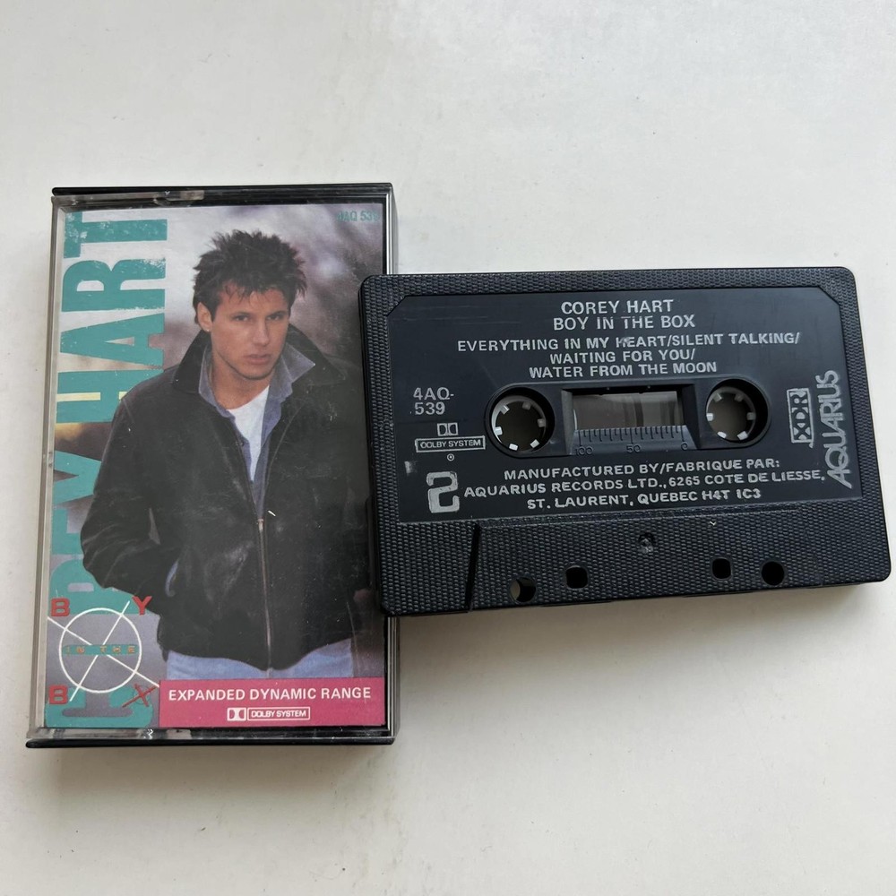 Corey Hart - Boy in the Box Cassette Tape VG+ C58