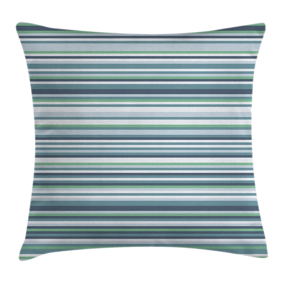 Abstract Geometric Striped Square Pillow Case 16 Inches Cushion Cover