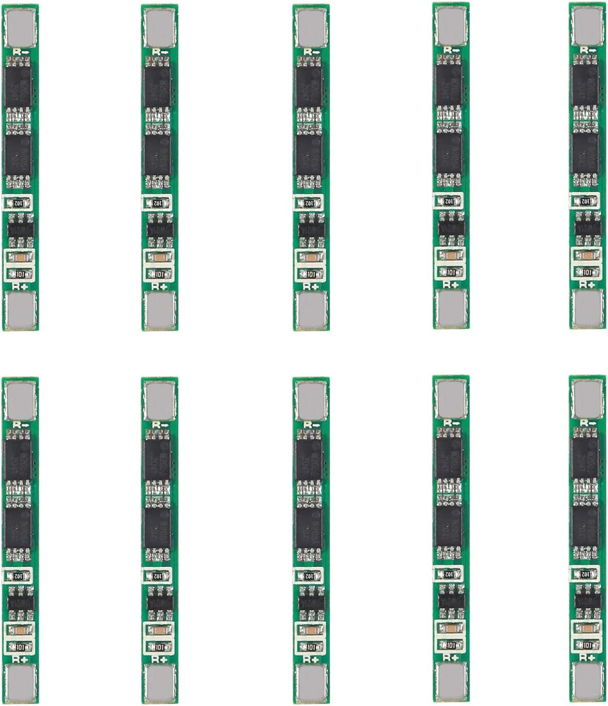 10Pcs 1S 3.7V BMS 18650 Charger 4A PCB Protection Board for Li-Ion Lithium Batte