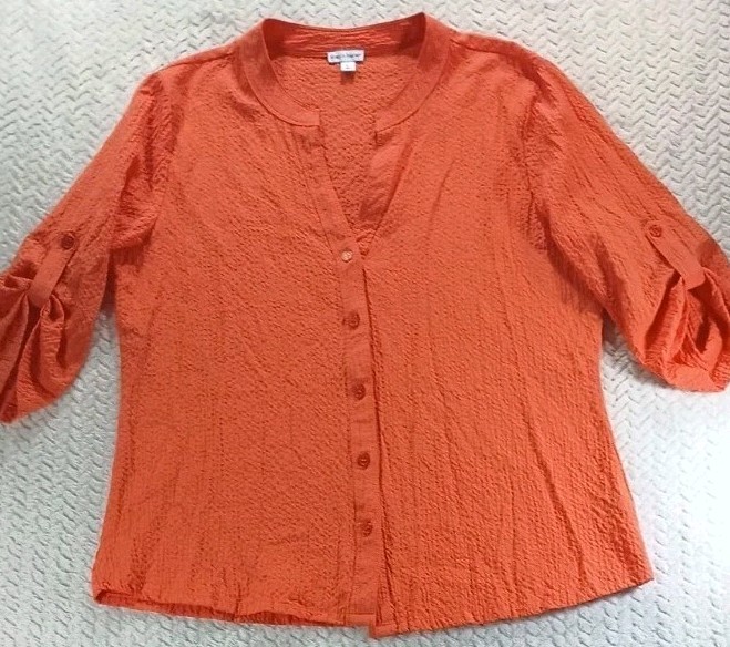Rebecca Malone - Womens Size Large - Sheer Top - Spring Feminine