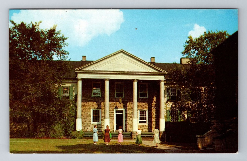 Washington PA-Pennsylvania, Original College Building, Antique Vintage Postcard