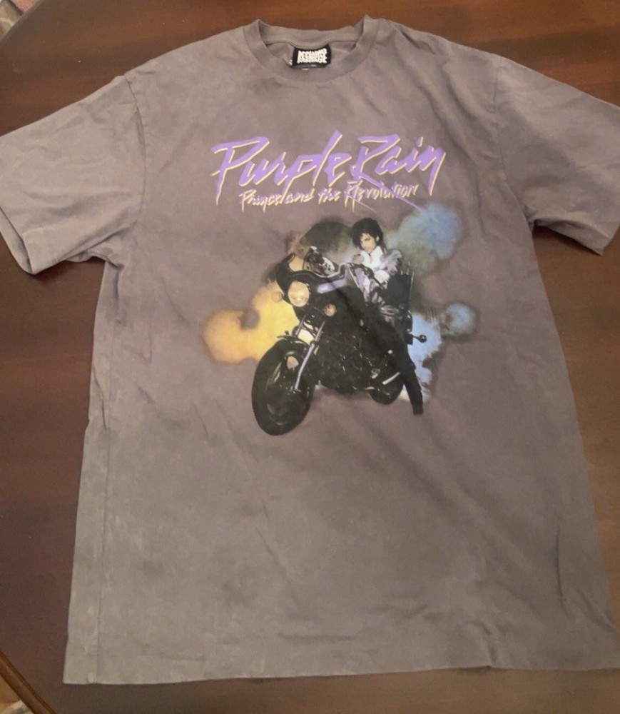 Reclaimed Vintage Licensed Purple Rain Prince Graphic Band T Shirt Men's Medium