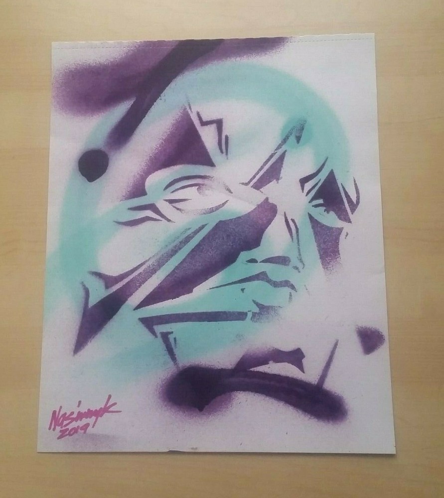 Orig Art Graffiti Artwork 11x14