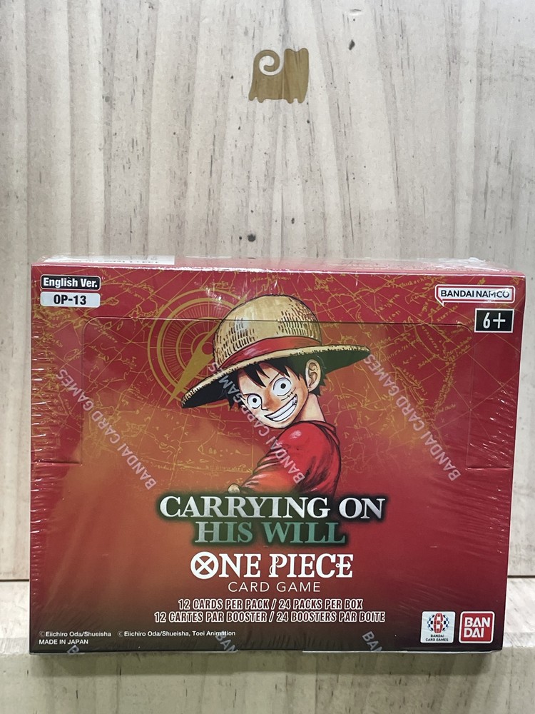 One Piece TCG: Carrying on His Will Booster Box (OP-13) Sealed New
