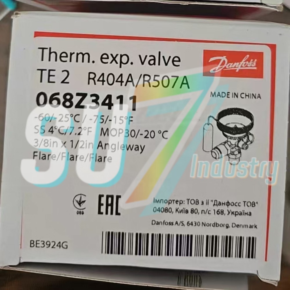 Danfoss 068Z3411 TE2 thermostatic expansion valve# 1pcs  New  In Box