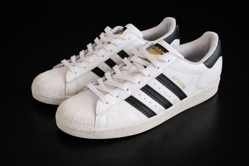Adidas Original Superstar Shoes  White Black Men’s Size 12 Classic Retro