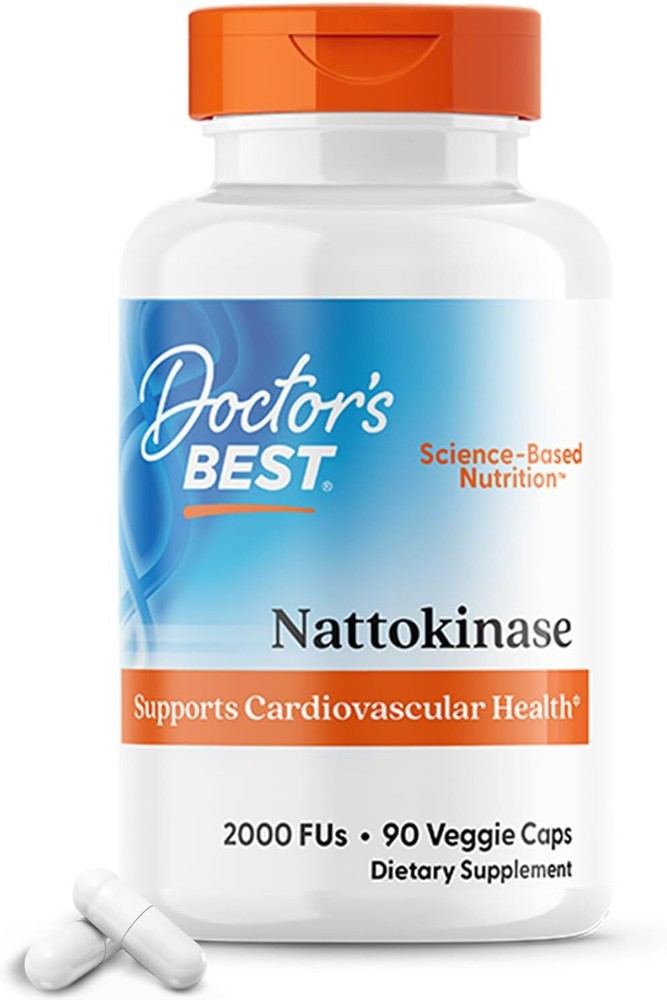 Doctor's Best Nattokinase 2,000 Fu, Non-GMO, Gluten 90 Count (Pack of 1)