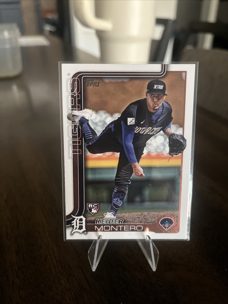 2025 Topps Series 2 Baseball #665 Keider Montero - Detroit Tigers RC