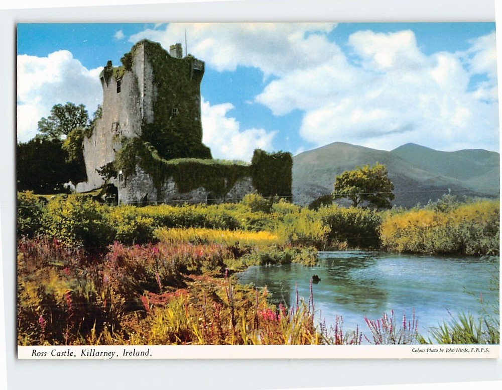 Postcard Ross Castle Killarney Ireland