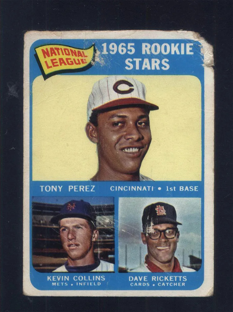 1965 Topps #581 Tony Perez Rookie HOF Reds (Poor) 012068