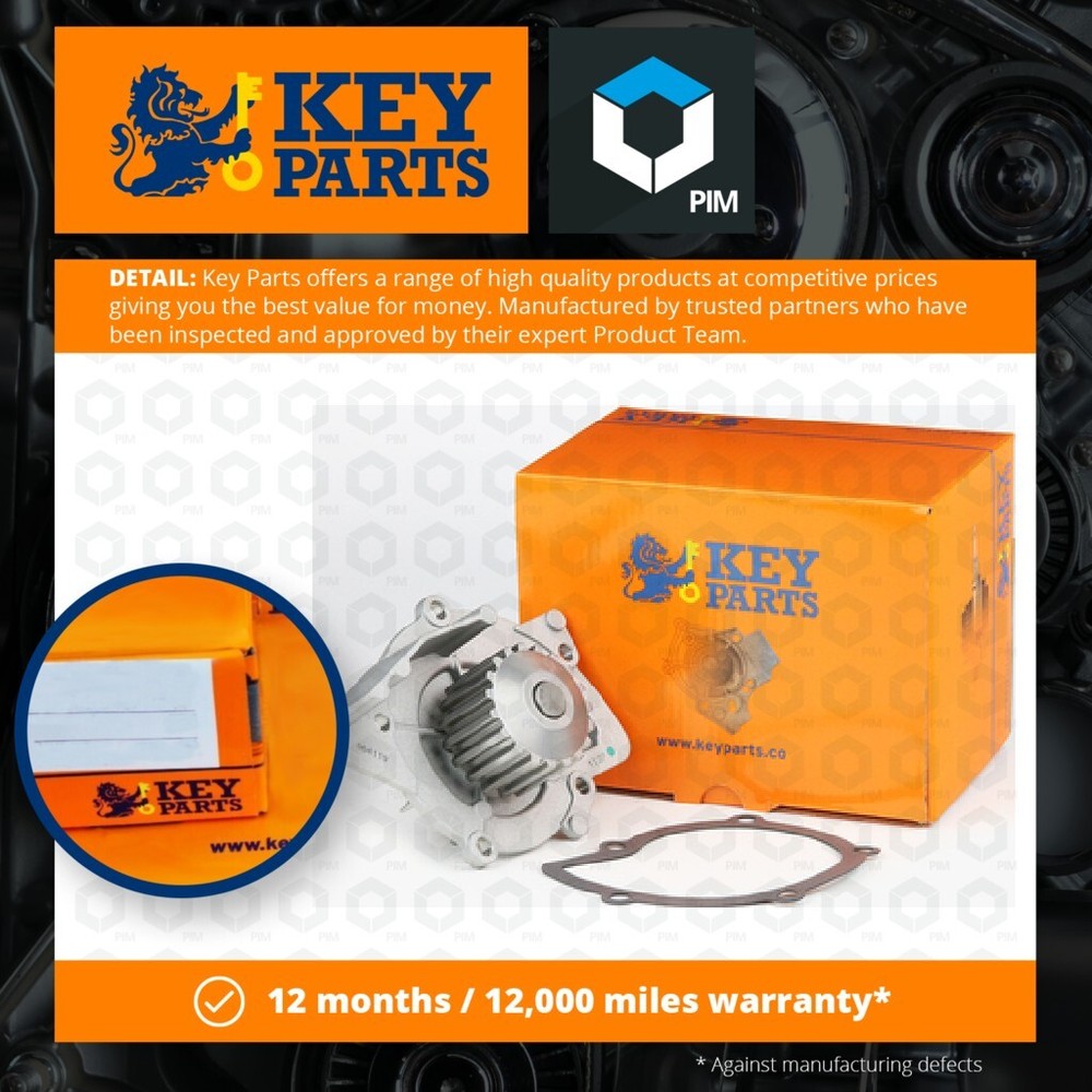 Water Pump fits FORD GALAXY Mk2 TDCi 2.0D 06 to 15 Coolant KeyParts 1707009 New