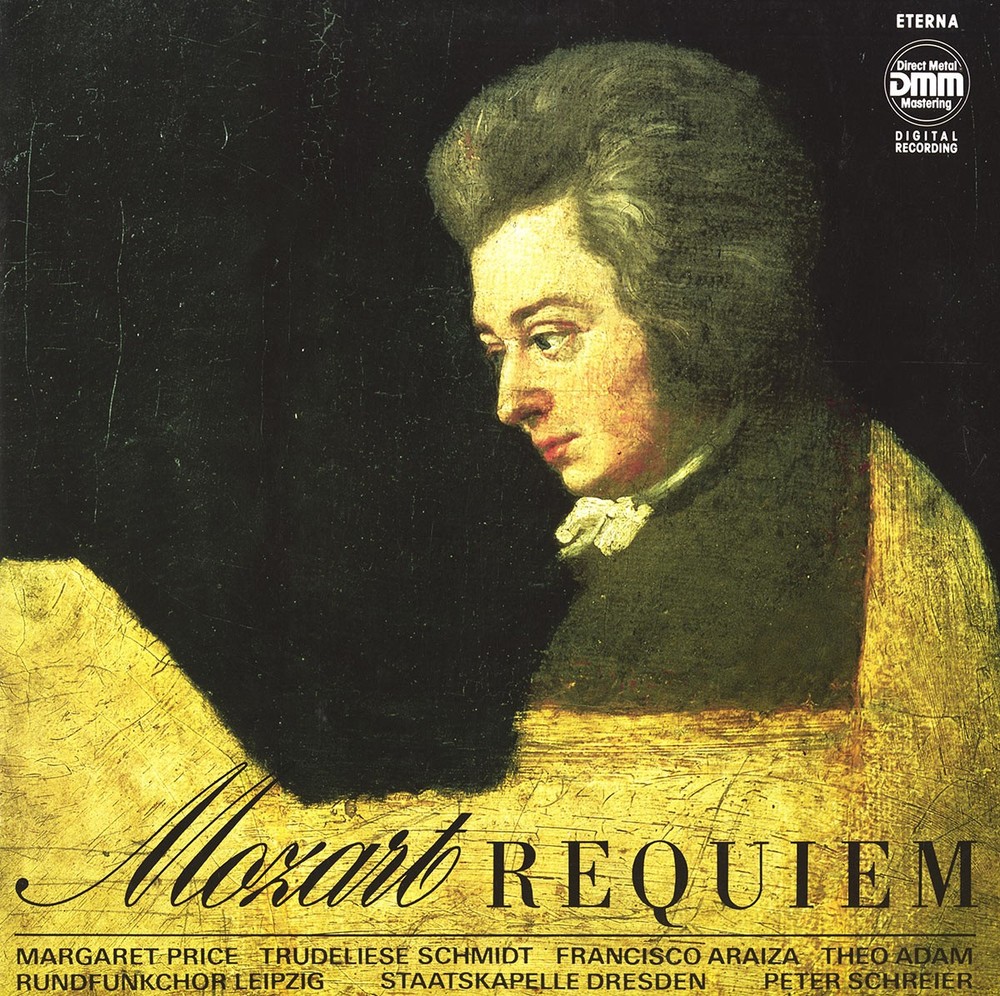 MOZART Requiem SCHREIER PRICE SCHMIDT ARAIZA ADAM Eterna 729249 LP 1982 Digital