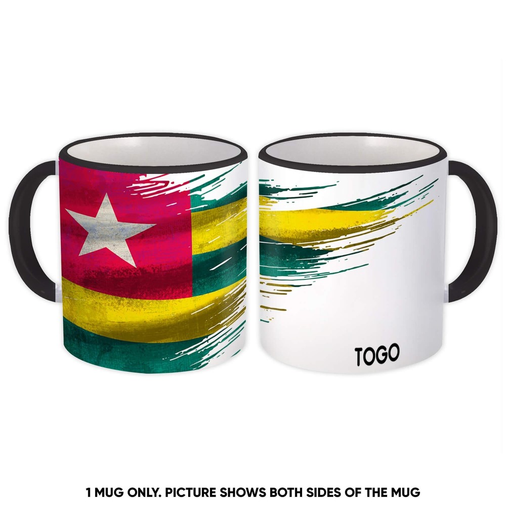 Gift Mug : Togo Flag Togolese Travel Expat Country Artistic
