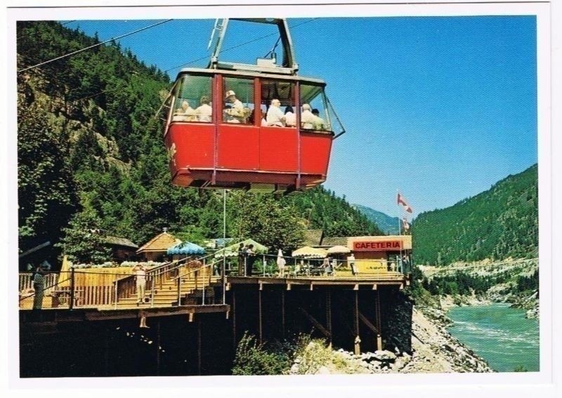 Fraser Canyon British Columbia Postcard Hell's Gate Airtram