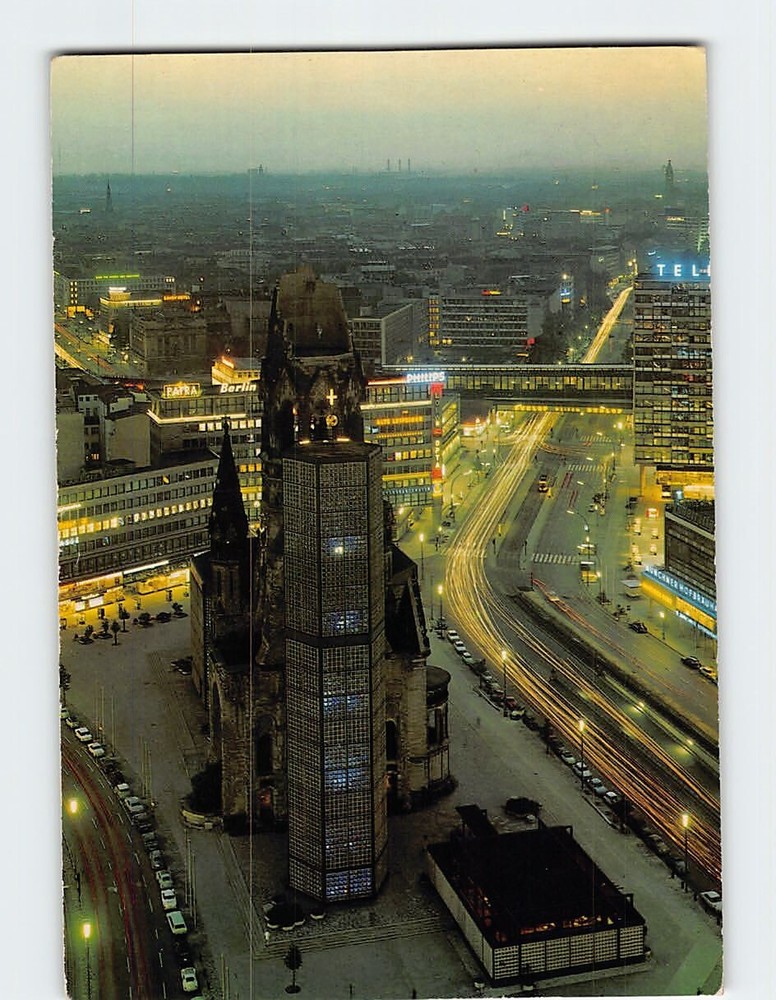 Postcard View Of Europa Center building Berlin Germany