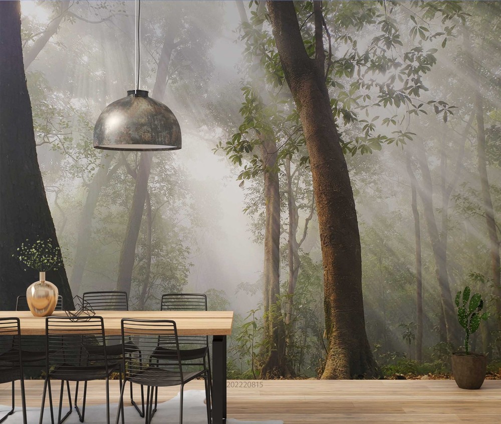 3D Forest Sunlight Landscape Wall Murals Wallpaper Murals Wall Sticker