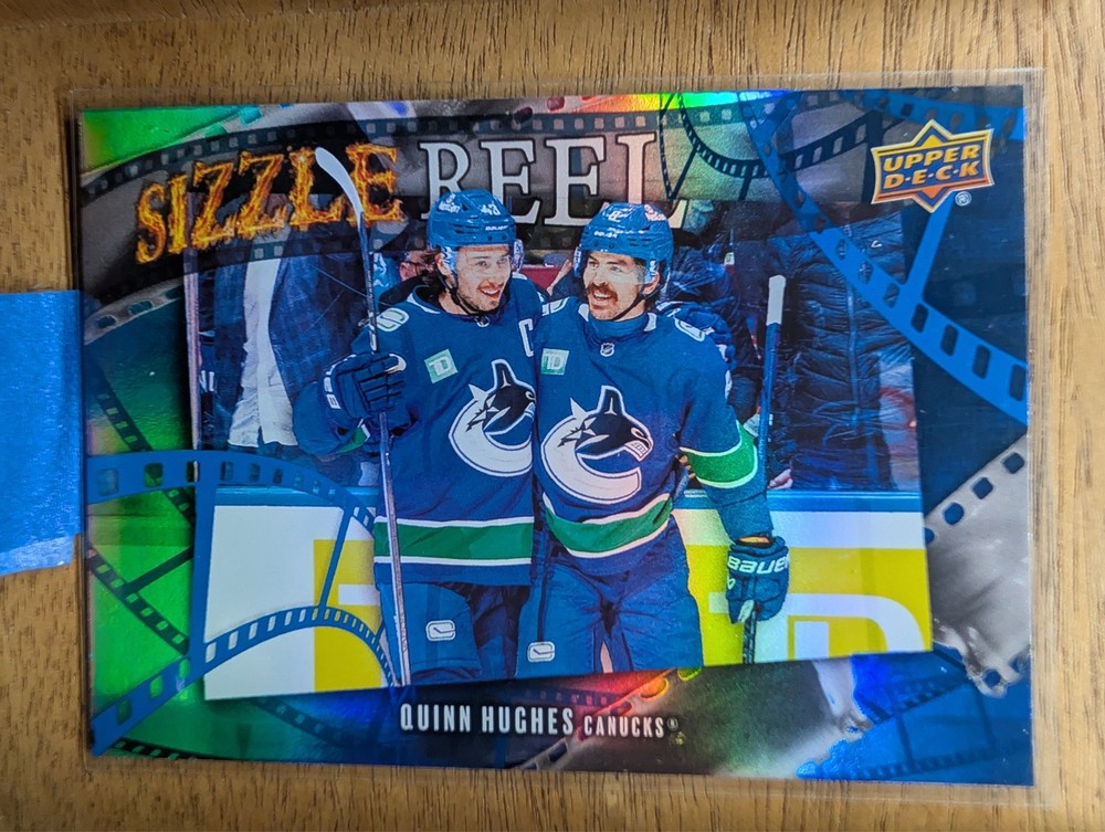 2025-26 Upper Deck Series 1 - Sizzle Reel Quinn Hughes #SR-9