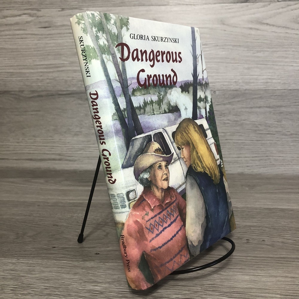Dangerous Ground By Gloria Skurzynski SIGNED 1989 First Edition Hardcover Good