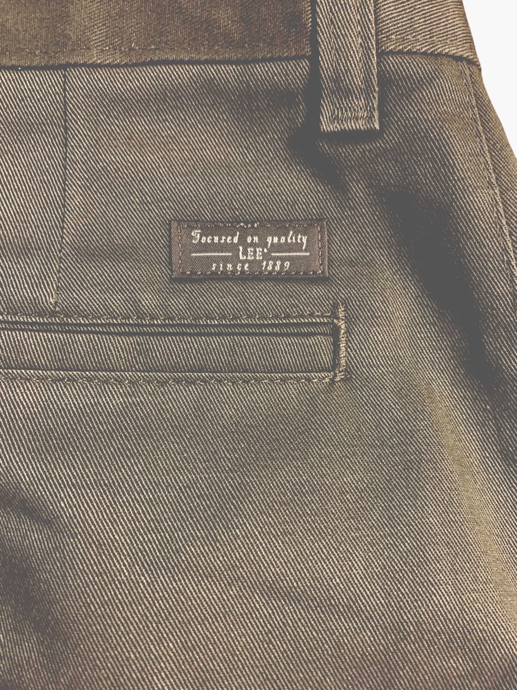 Lee Men's 36x31 Brown Pleated Front Casual Dress Pants