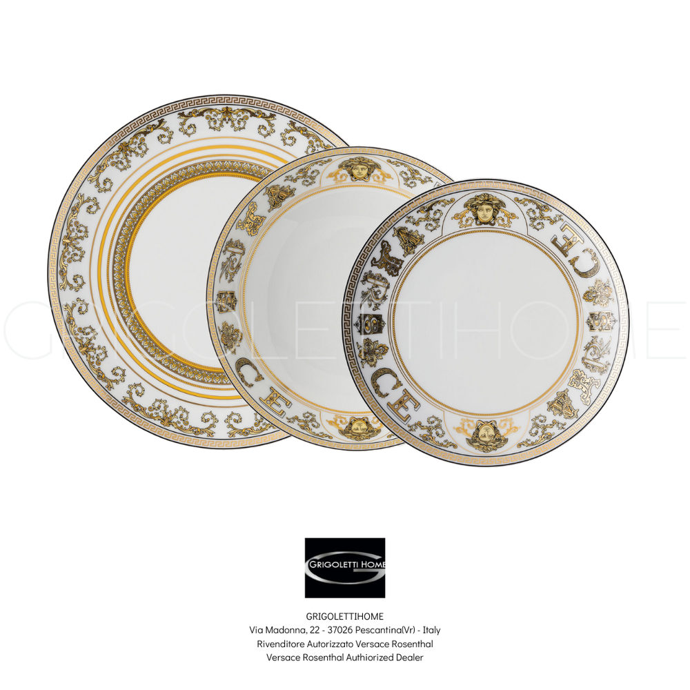 Versace Rosenthal - Virtus Gala - Plates 36 Pieces 12 People - Retailer