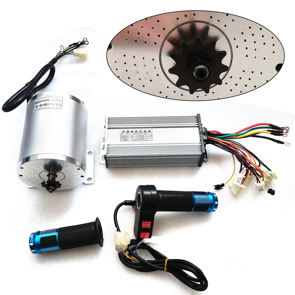 2000W 60V BLDC Motor Kit w/ Brushless Controller for Electric Scooter E Bike