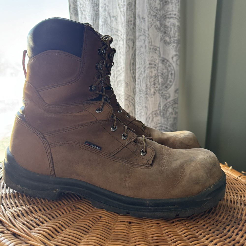 Red Wing King Toe Men's Size 14 Steel Toe Waterproof Work Boots 2280 EU 48