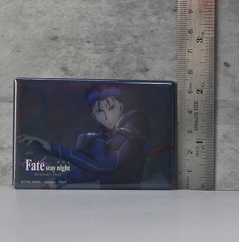 Fate Stay Night  Cu Chulainn Lancer Rectangular Badge