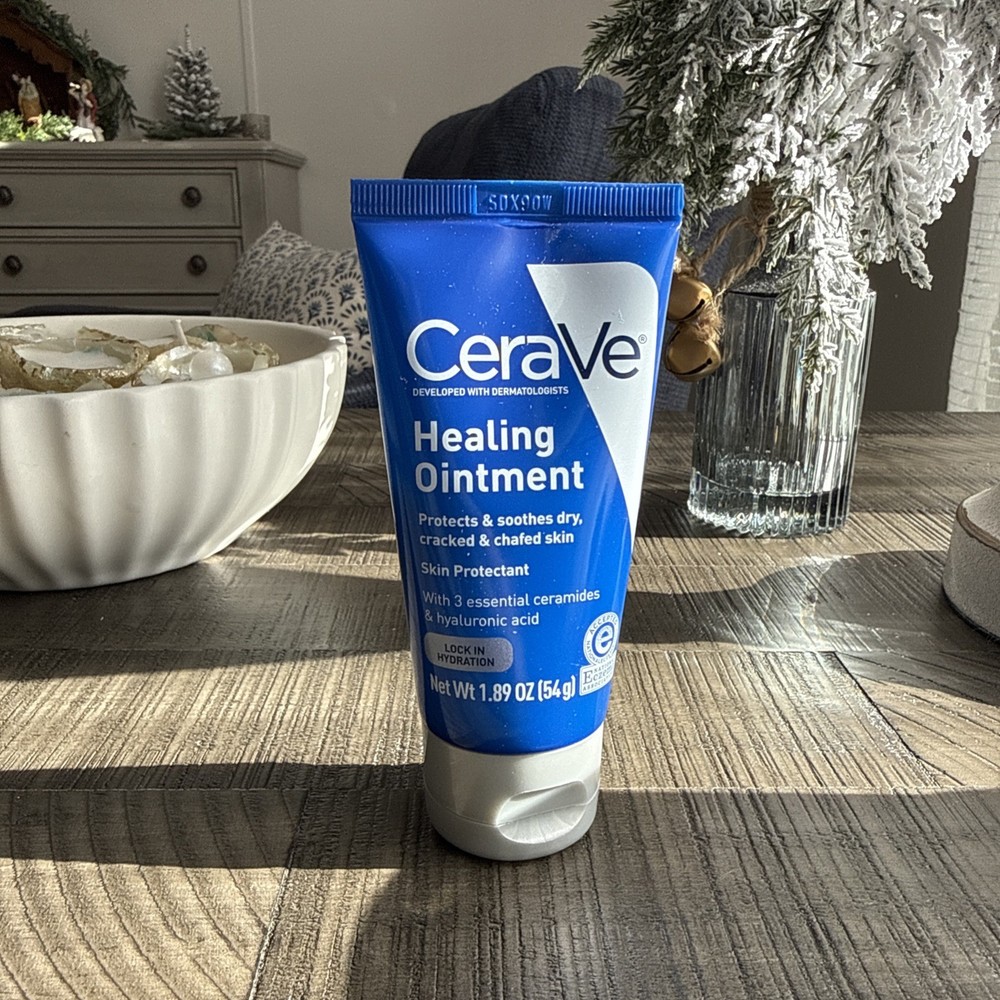 CeraVe Healing Ointment for Face & Body Protects and Soothes Dry Cracked 1.89 oz