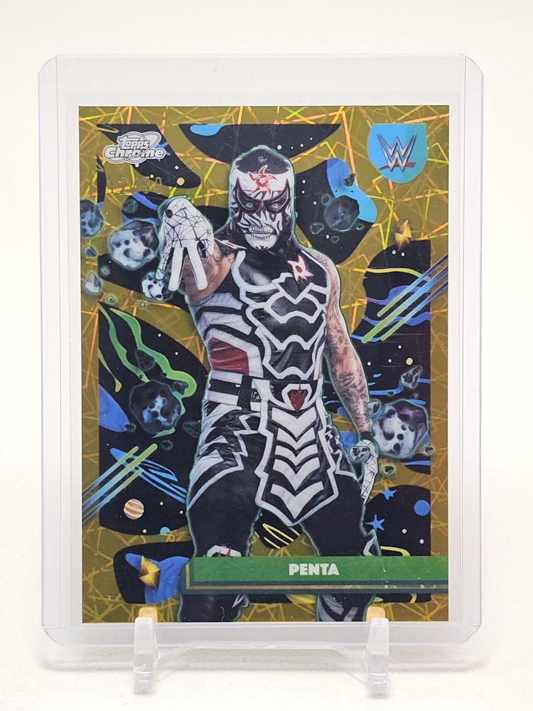 Penta 2026 Topps Chrome Cosmic Wwe Gold Interstellar /50 #22 Raw Q4856