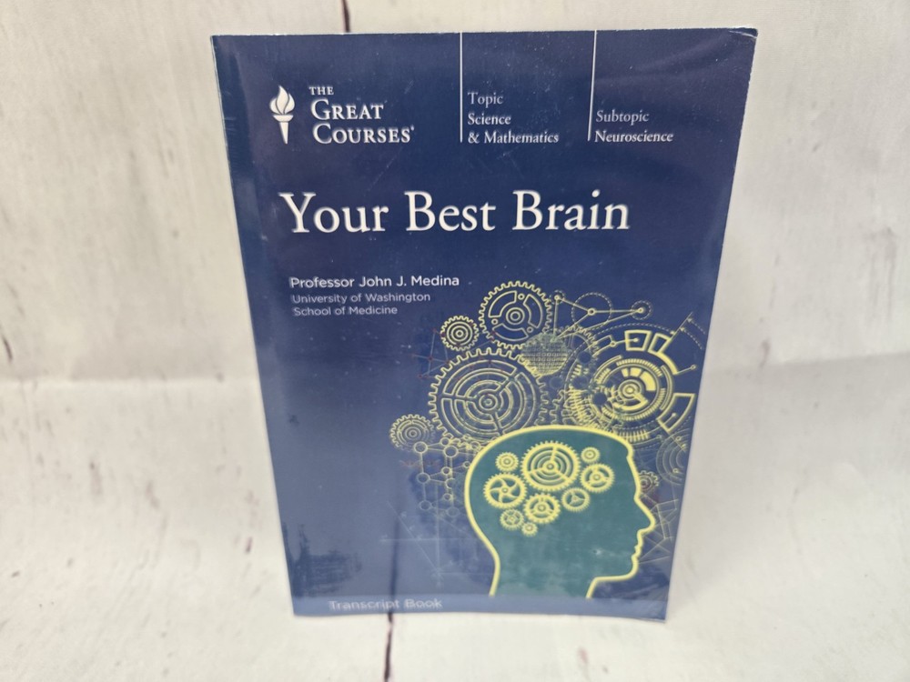 Teaching Co Great Courses TRANSCRIPTS : YOUR BEST BRAIN      new & sealed